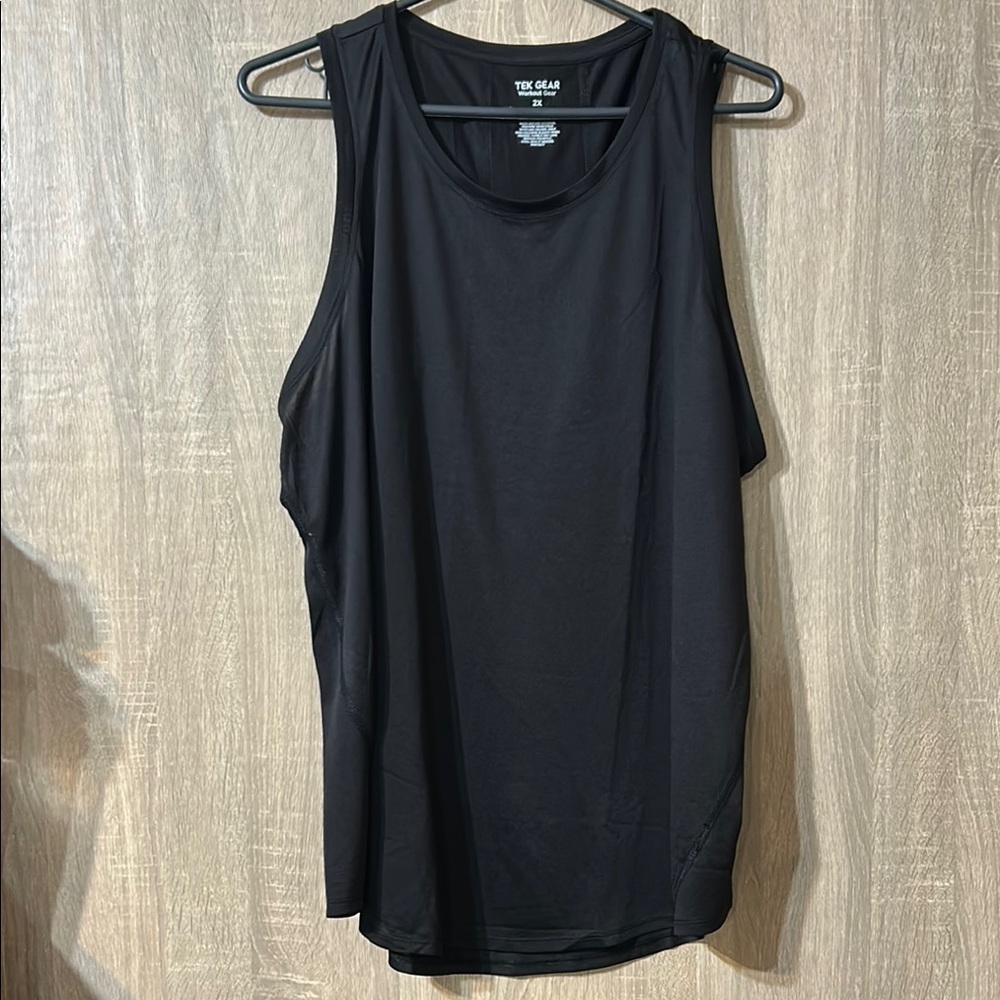 Tek Gear Women’s Black Tank Top Size 2X Workout